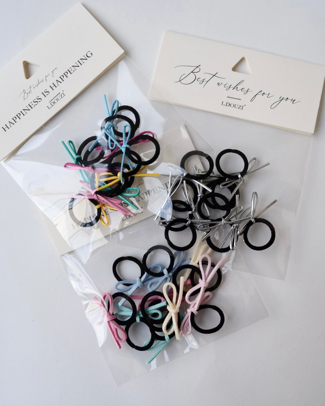 カラーコードリボンゴム10本セット