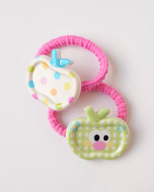 リンゴヘアゴム