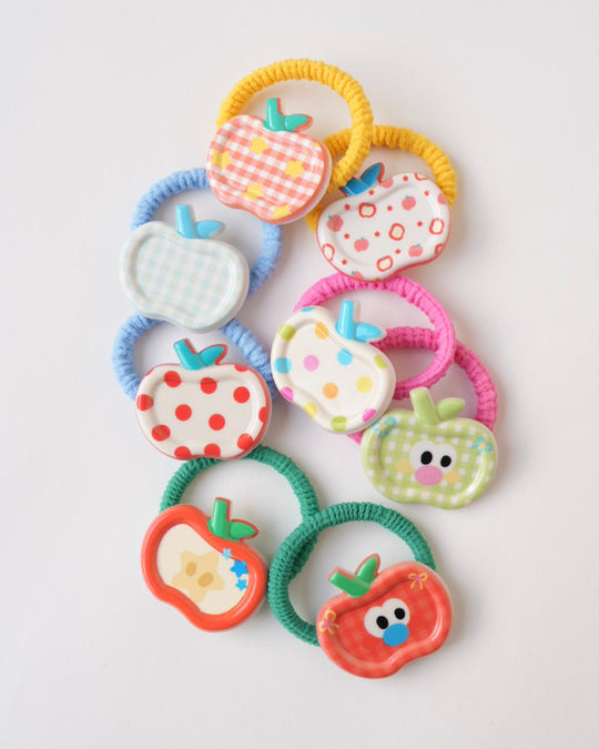 リンゴヘアゴム