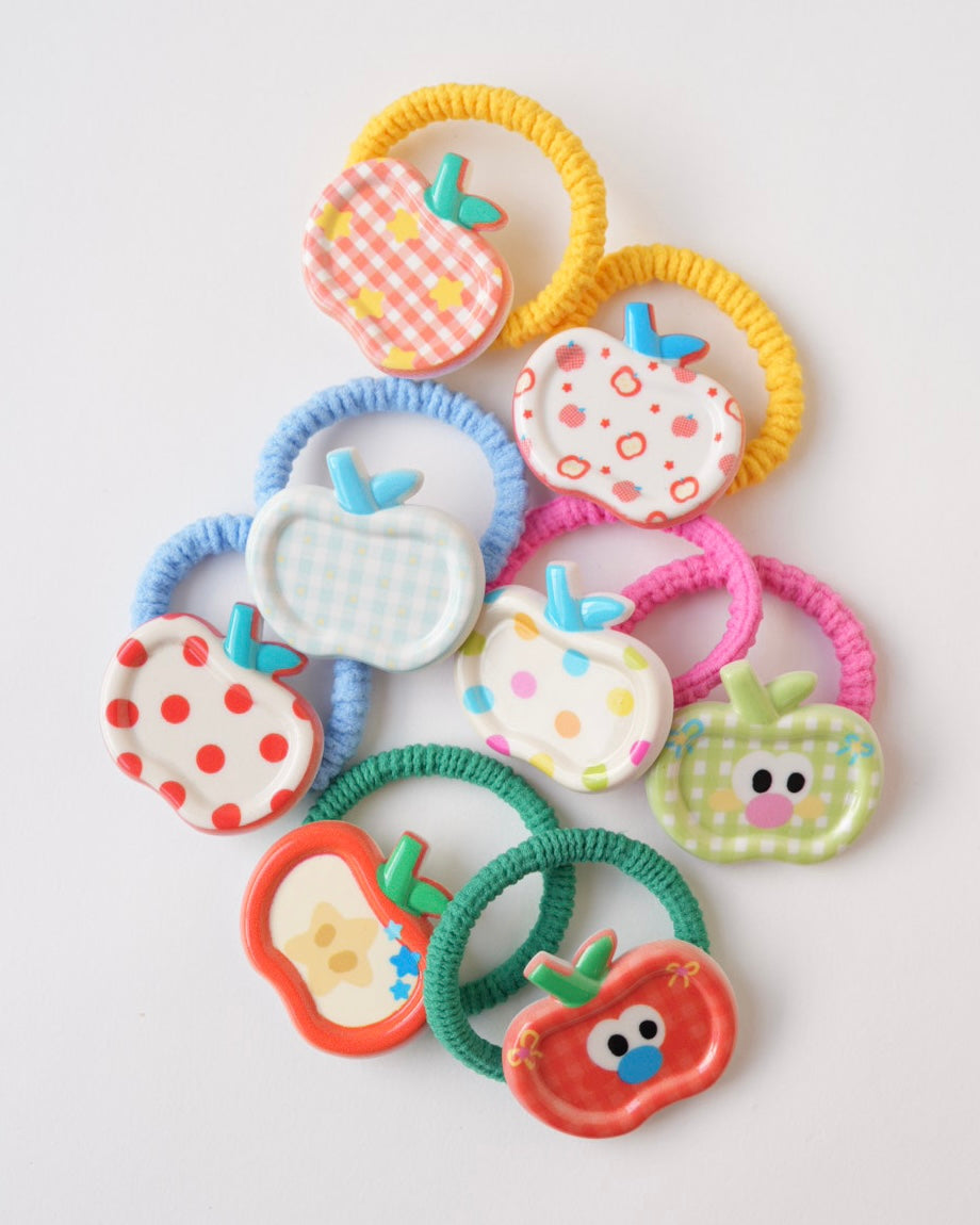 リンゴヘアゴム