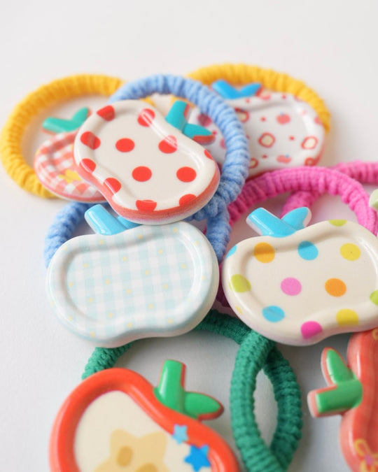 リンゴヘアゴム