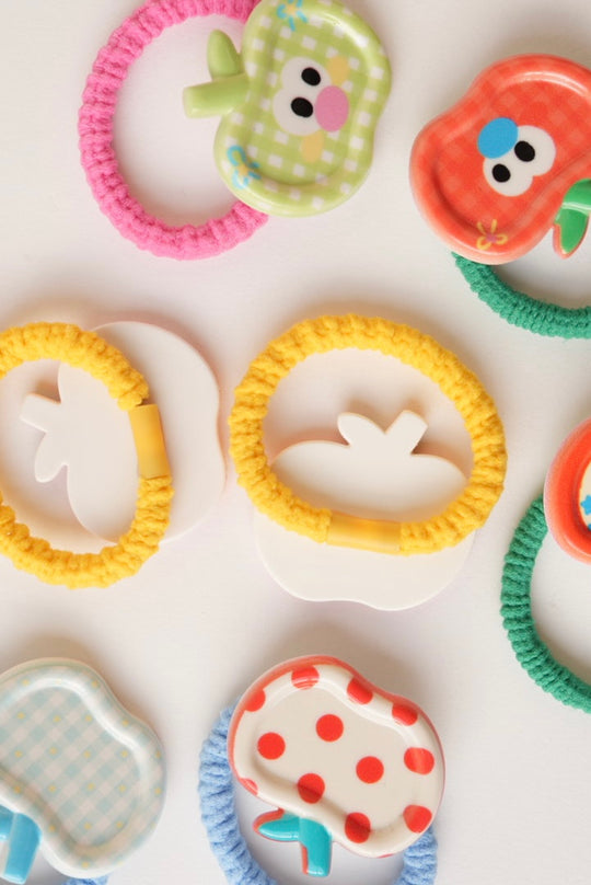 リンゴヘアゴム