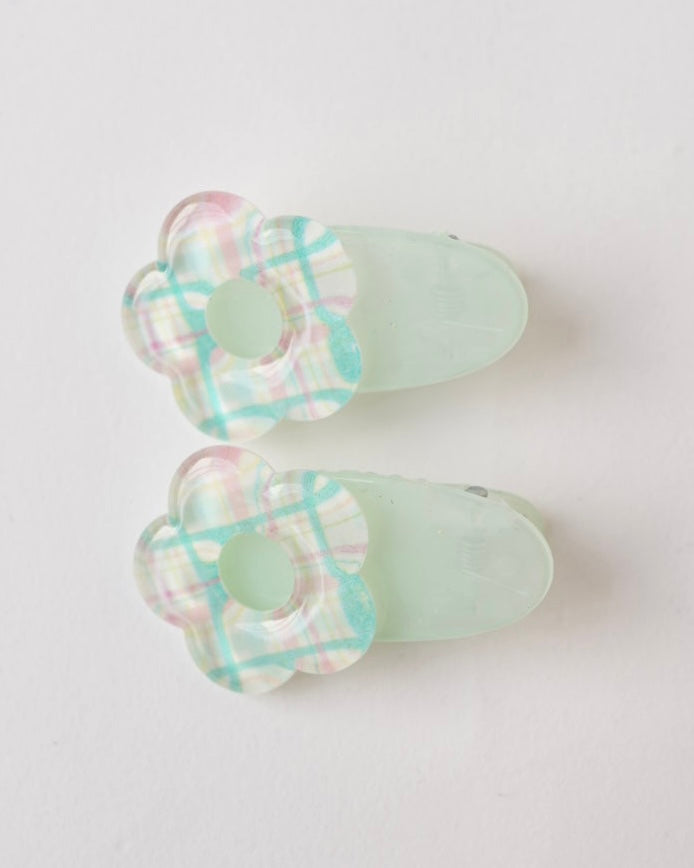 クリアフラワークリップ