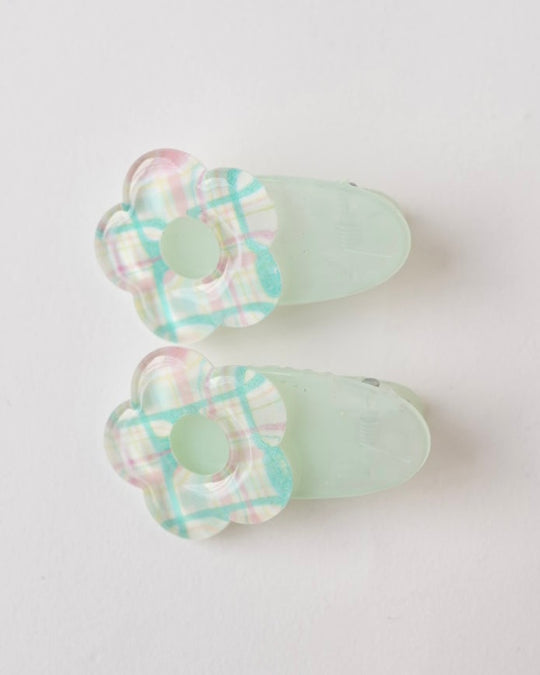 クリアフラワークリップ