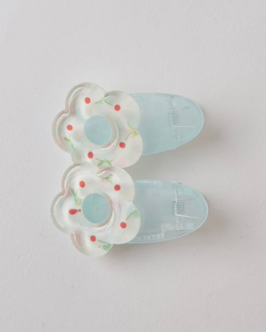 クリアフラワークリップ