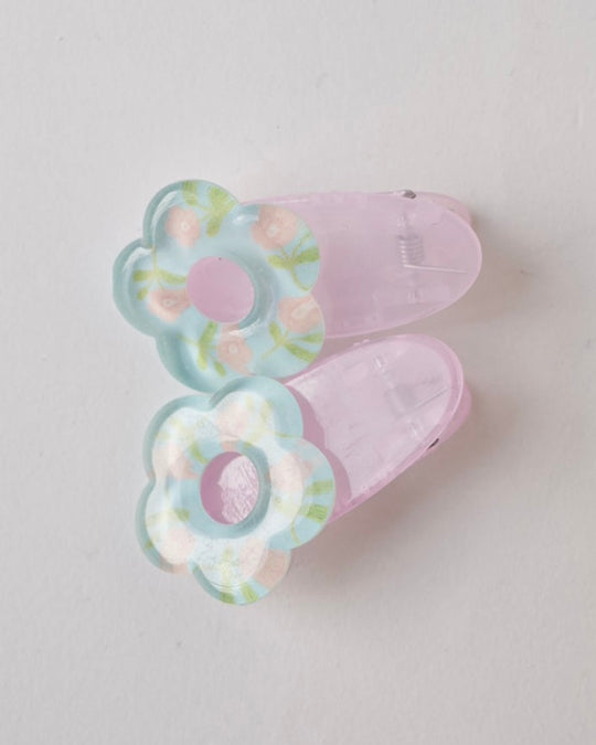 クリアフラワークリップ