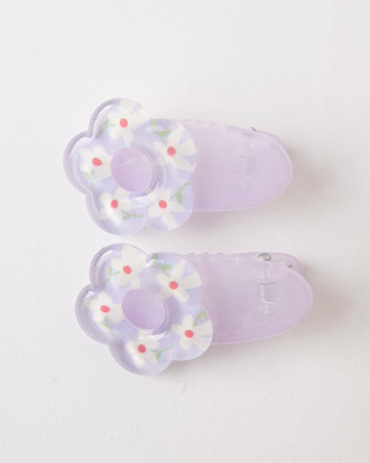 クリアフラワークリップ