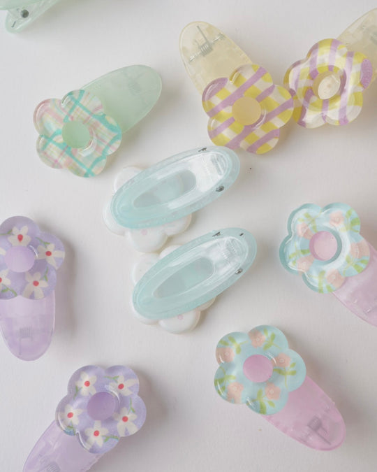 クリアフラワークリップ