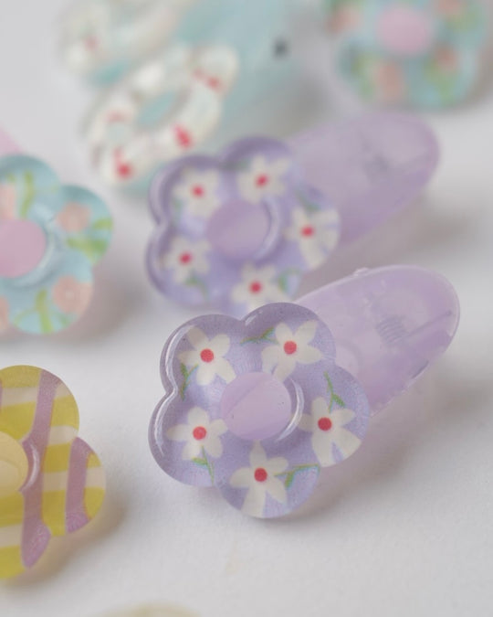 クリアフラワークリップ