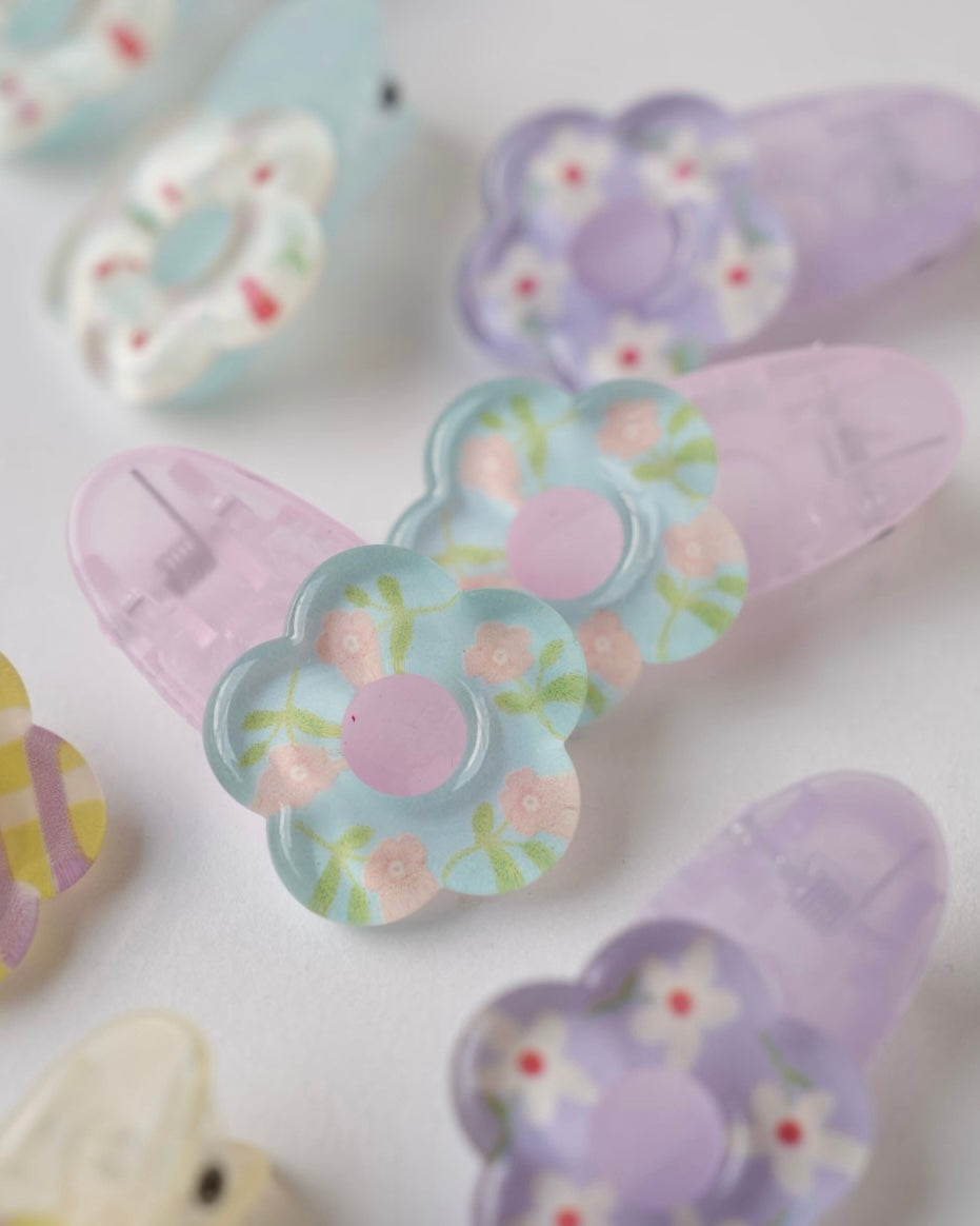 クリアフラワークリップ