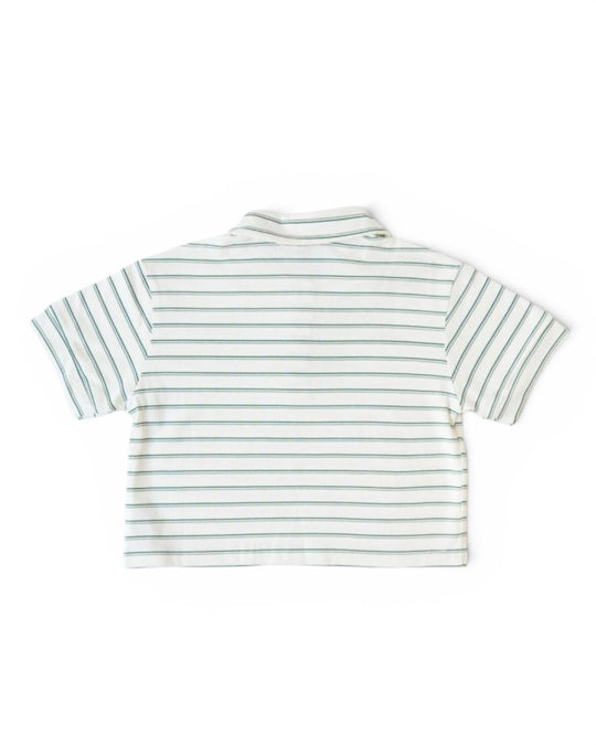 ポロカラーWボーダーT.