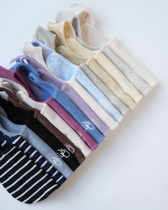 [would U]cloud terry bibs"16色"