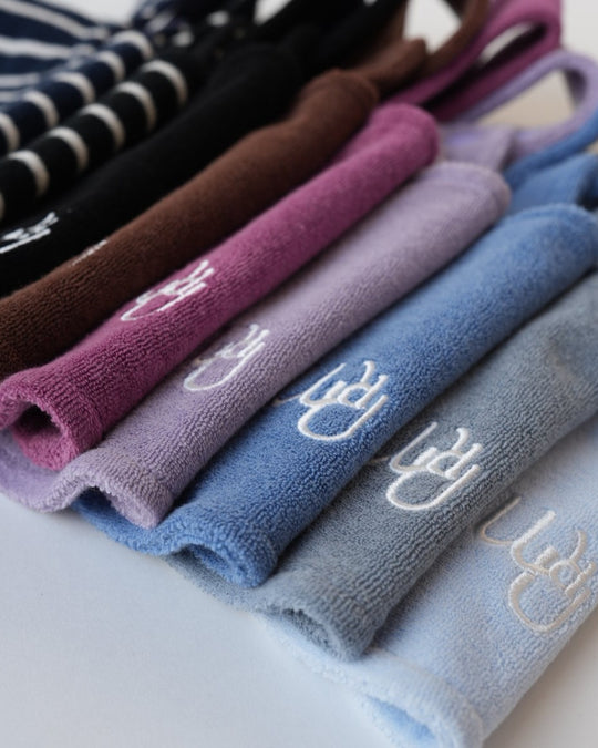 [would U]cloud terry bibs"16色"