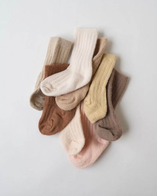 ふわもちベビーソックス2足セット