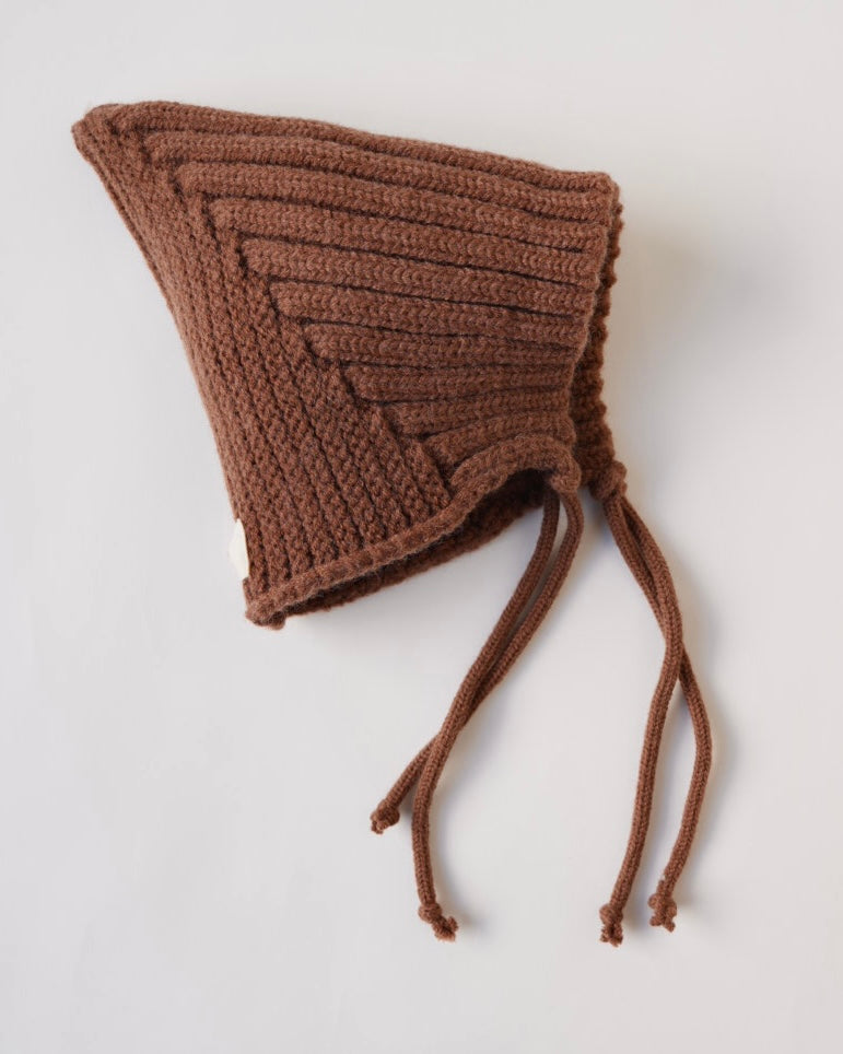 とんがりリブニットボンネ