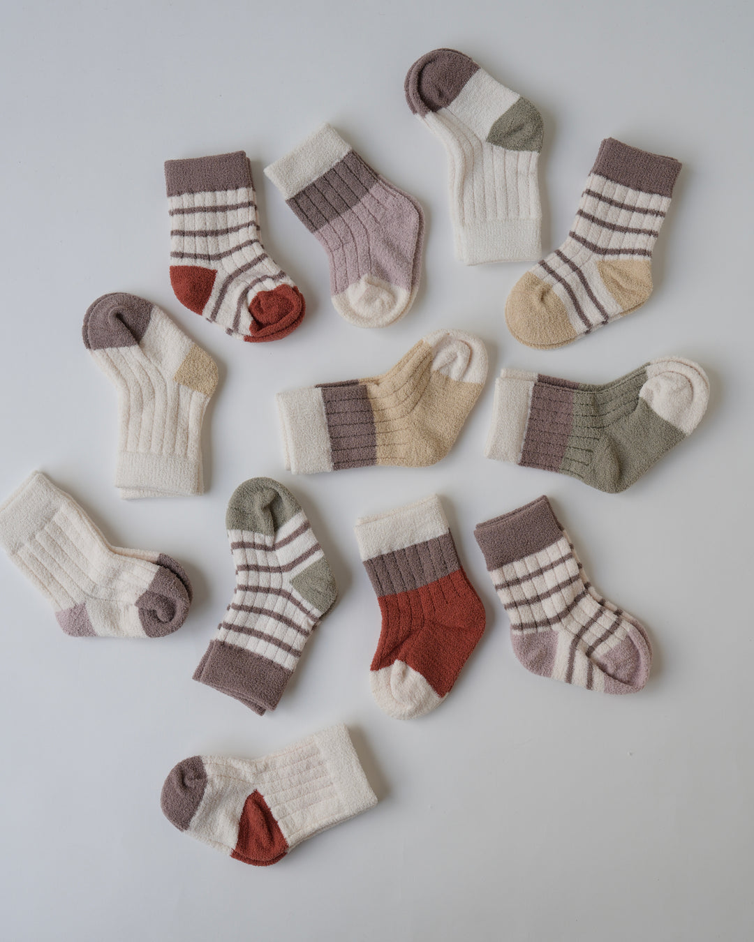 BABYふわふわソックス3足セット