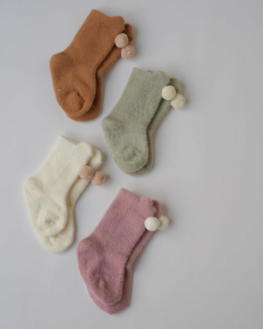 ポンポンBABYソックス