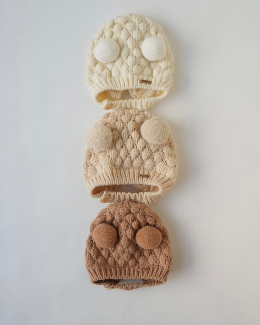 バブルニットくまさんボンネ