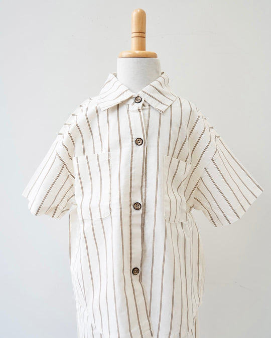 ナチュラルストライプセットアップ[SALE]