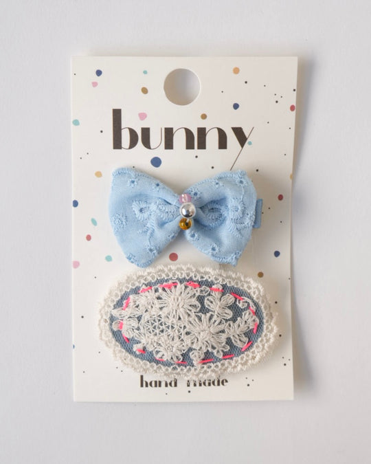 レースパレットヘアアクセ