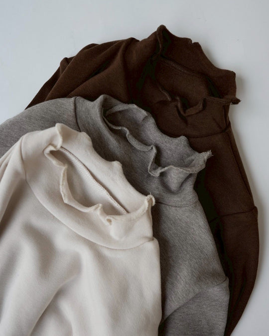 リボンステッチスムースメロウトップス