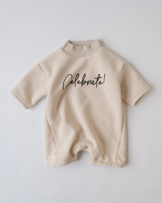 [nunu biel]plum裏起毛ロンパース