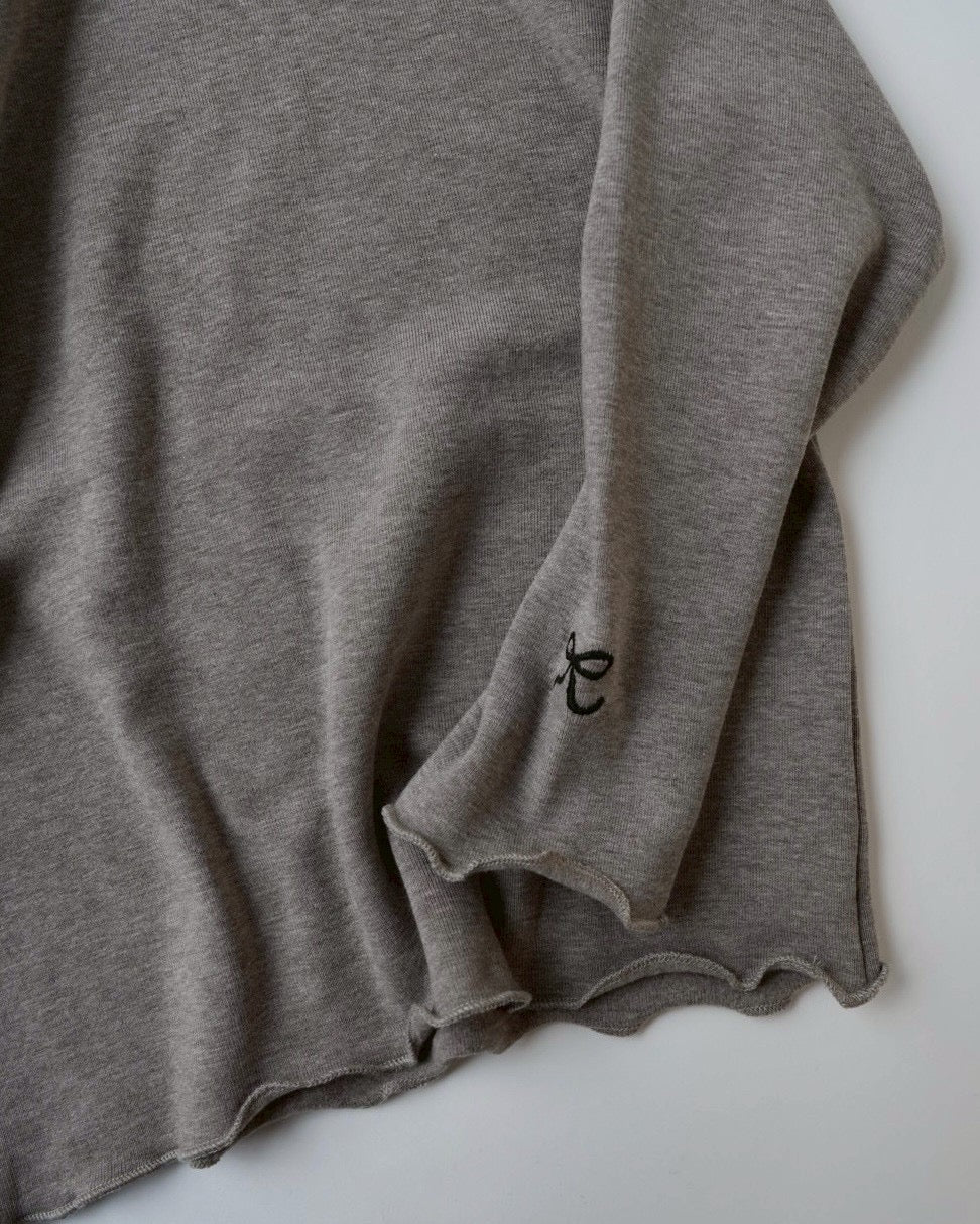 リボンステッチスムースメロウトップス