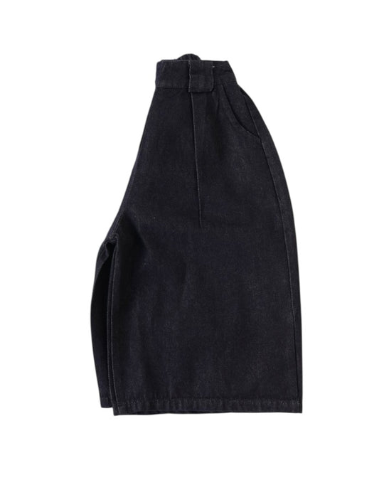 タックワイドデニムパンツ.