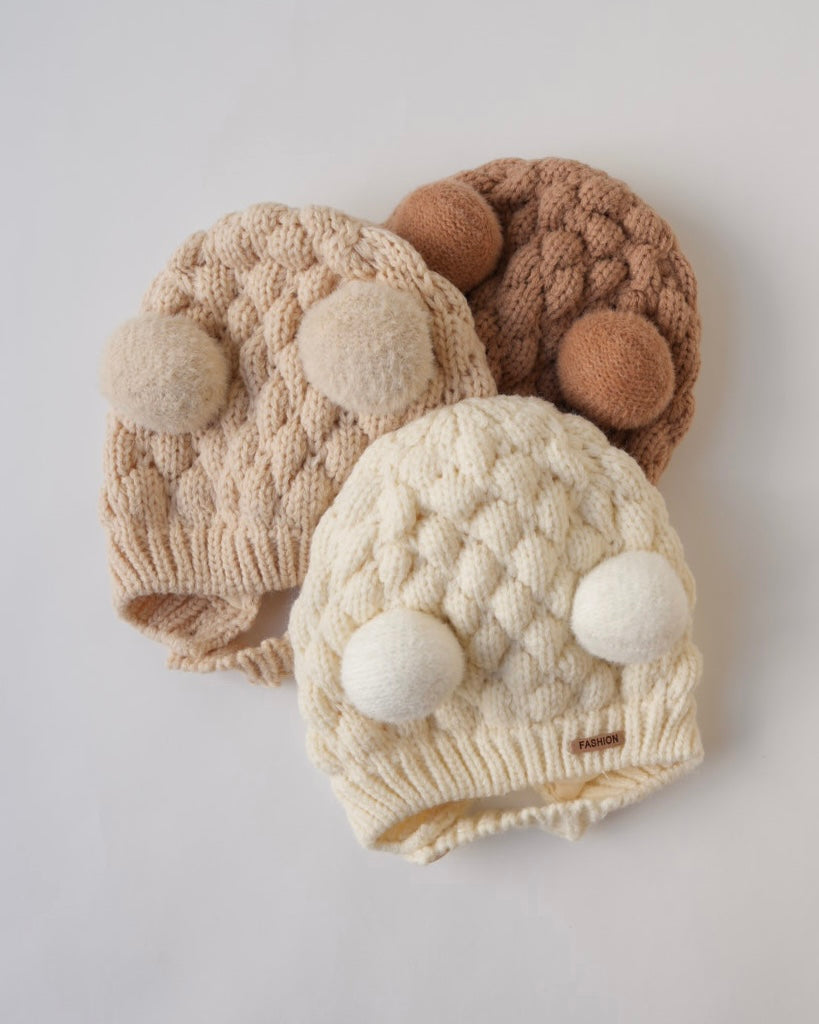 バブルニットくまさんボンネ