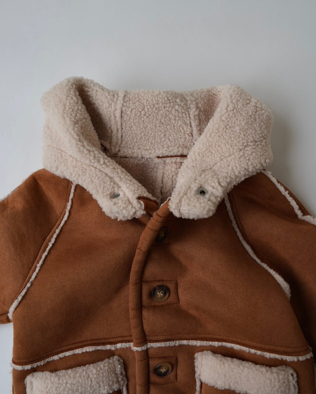 ムートンボアフーディジャケット