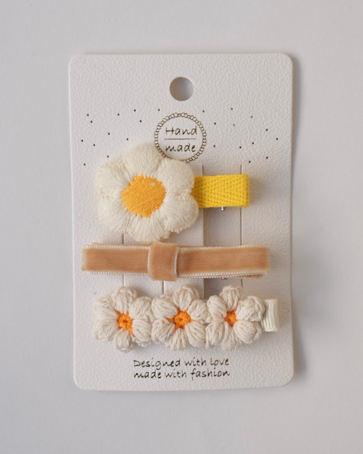 ベロアリボンクリップセット