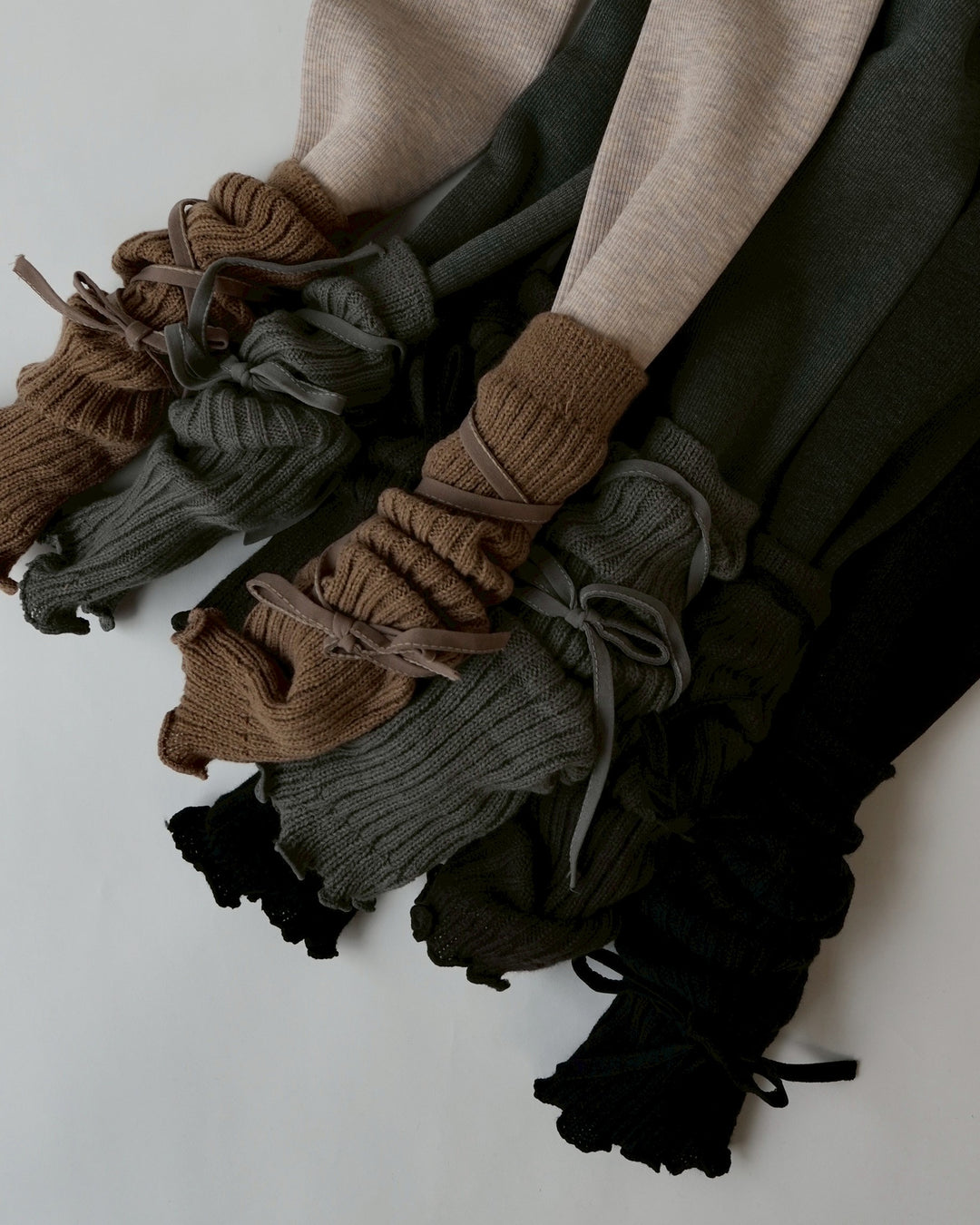 レッグウォーマー付裏起毛レギンス