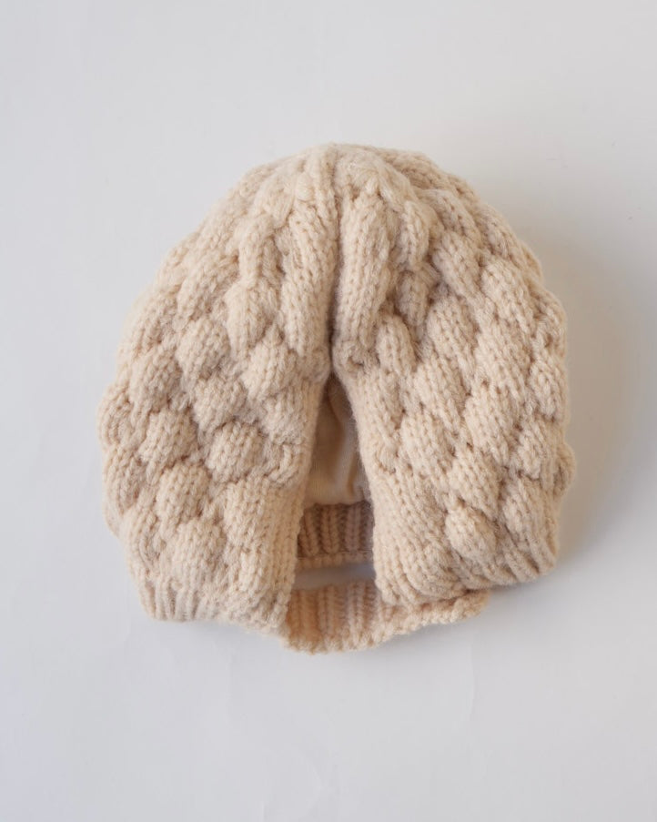 バブルニットくまさんボンネ