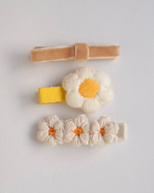 ベロアリボンクリップセット