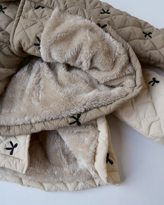 リボンキルティングジャケット