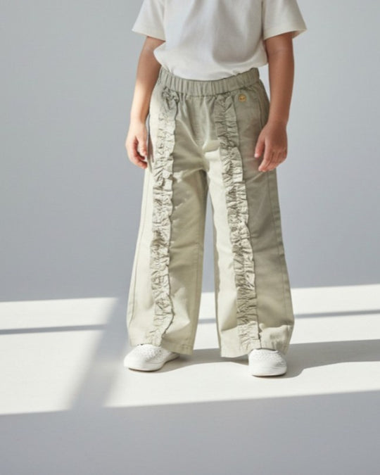 SUPERストレッチフリルパンツFL610303