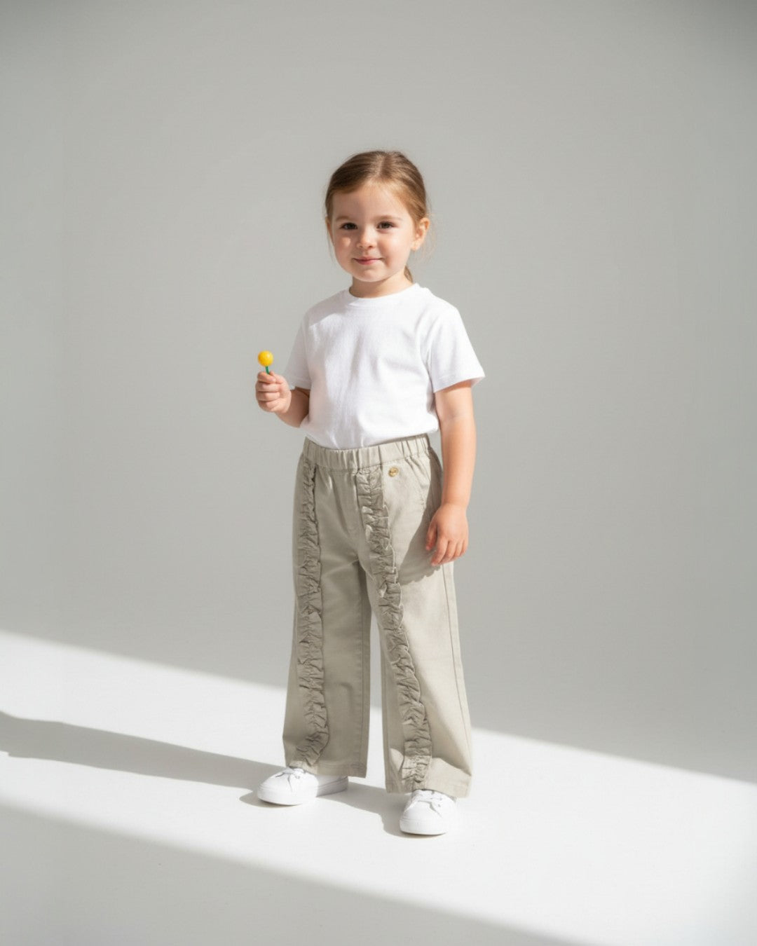 SUPERストレッチフリルパンツFL610303