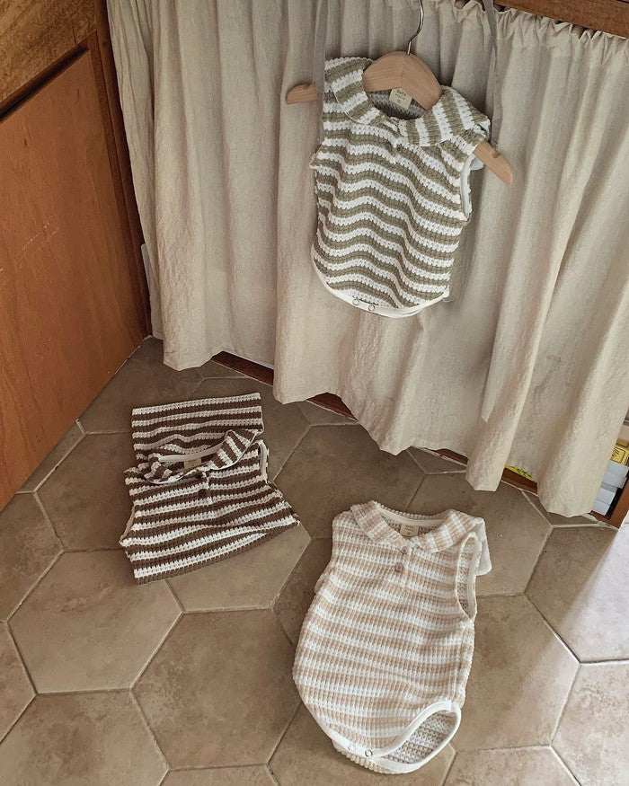 [bebeholic]Flush stripe suit