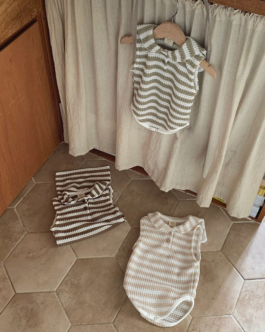[bebeholic]Flush stripe suit