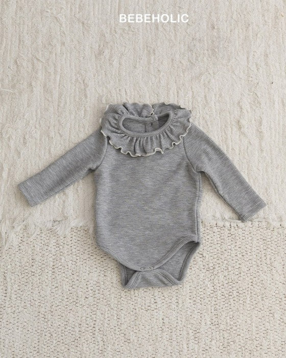 [bebeholic]フリル衿ロンパース