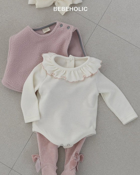 [bebeholic]フリル衿ロンパース