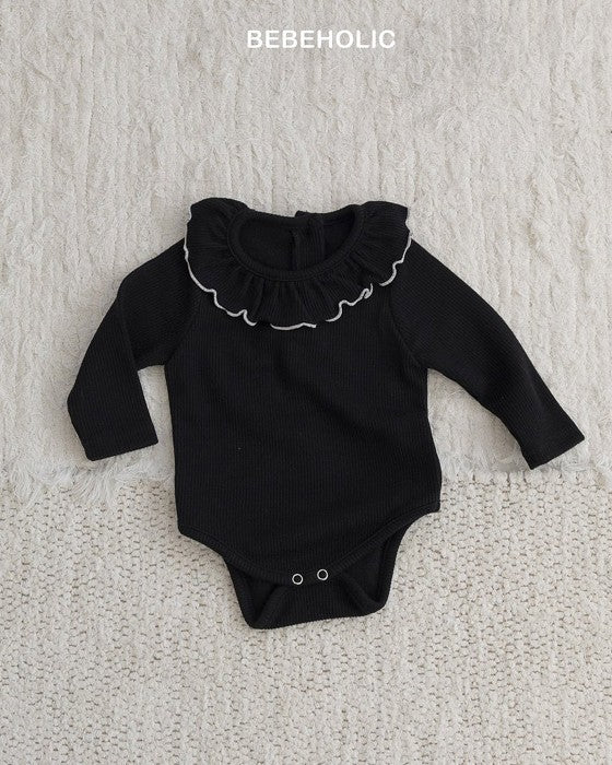 [bebeholic]フリル衿ロンパース