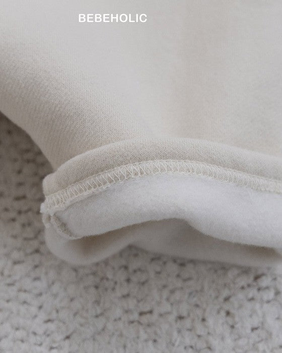 [bebeholic]ライン裏起毛サロペット