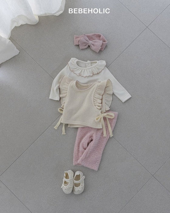 [bebeholic]フリルニットソーベスト