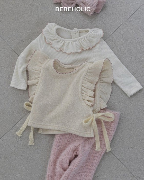 [bebeholic]フリルニットソーベスト