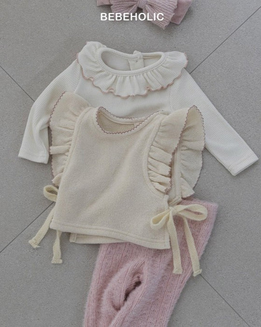 [bebeholic]フリルニットソーベスト