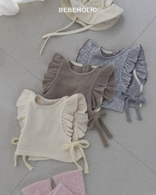 [bebeholic]フリルニットソーベスト