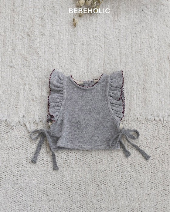 [bebeholic]フリルニットソーベスト