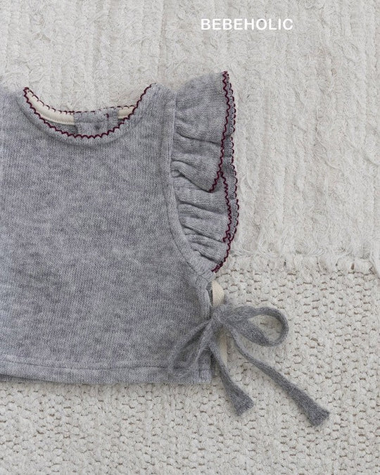 [bebeholic]フリルニットソーベスト