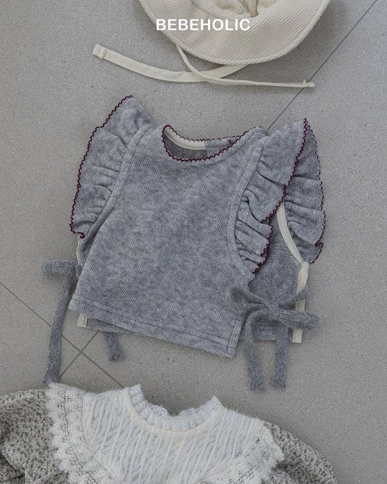 [bebeholic]フリルニットソーベスト
